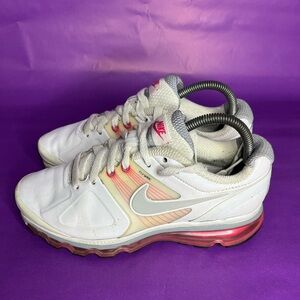 Nike Air Max Leather Women's Size 7.5 Running Shoe Pink/White 429846-100